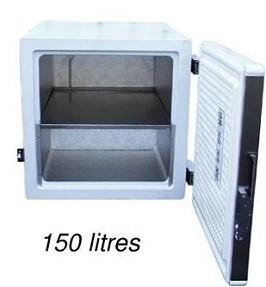 Coffre de transport réfrigéré à ouverture frontale - Aliments à +2°C/+5°C - 12V/220V - Modèles 150L à 300L_0