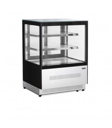 Comptoir réfrigéré double vitrage, pour chr, traiteurs, boulangeries, pâtisseries et chocolateries - réf. Lpd900f/black tefcold_0