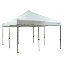 FRANCE BARNUMS tente pliante pro 5x5m - alu 55mm/pvc 580g norme m2 - blanc - france-barnums - blanc métal 280s_0