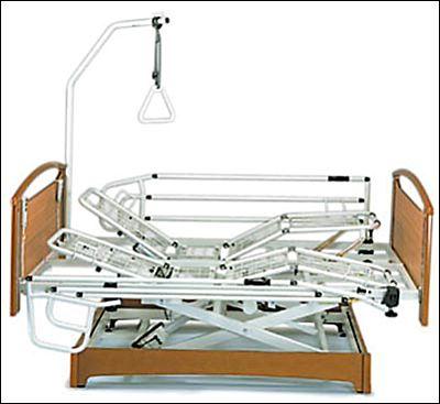Lit hospitalier électrique à hauteur variable - Gamme Grandes Largeurs Medi-ligne/Médi-forme - 3 largeurs disponibles : 120, 140, 160 cm_0