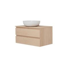 MOB-IN Ensemble meuble simple vasque SORRENTO 80 cm + vasque - 3701606505124_0