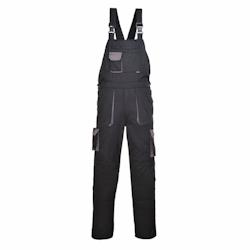 Portwest - Cotte à bretelles TEXO CONTRAST Noir Taille 3XL - XXXL noir textile 5036108185955_0