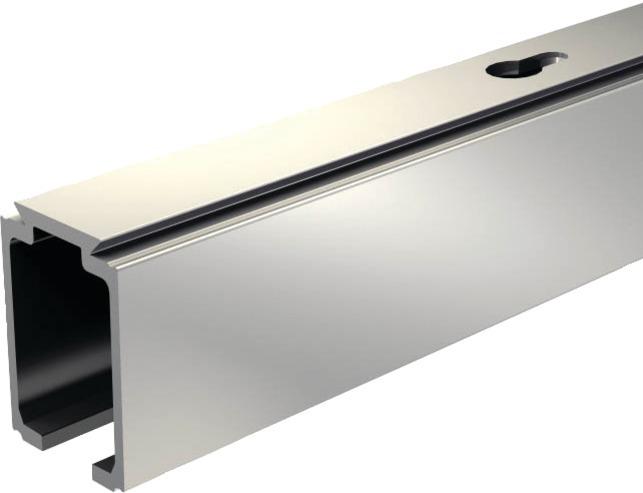 Rail aluminium 3ml anodisé pour coulissant saf80 - MANTION - 11108/300 - 383677_0