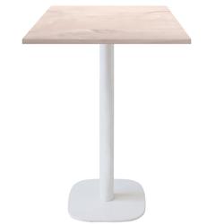 Restootab - Mange-debout 60x60cm - modèle Round blanc chêne bosco - marron TB-ROUFF1-6060M-CH.BOS_0
