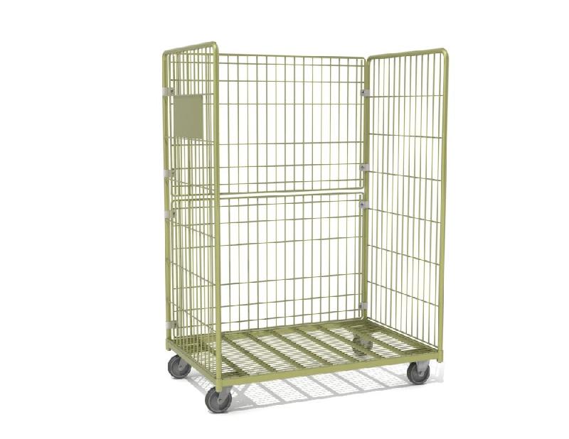Roll standard 3 côtés - 1200x800 mm - Dimensions 1200x800x1700 mm - Socle en fil_0