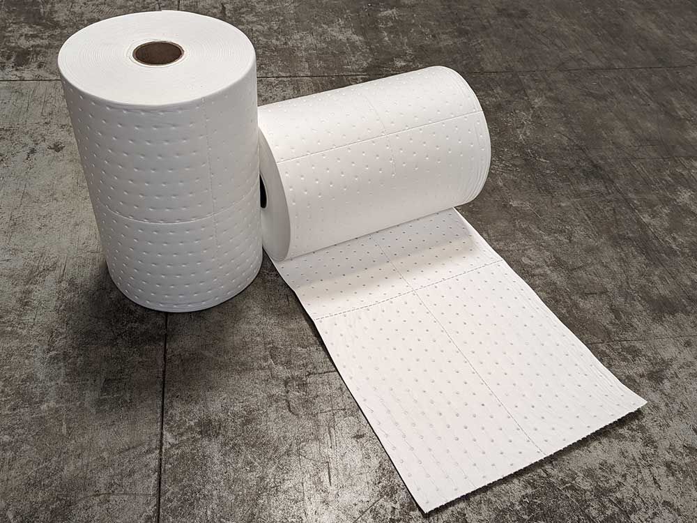 Rouleau absorbant renforcé double épaisseur pour hydrocarbures - 44 m x 48 cm - Référence RH 4448-2 AR_0