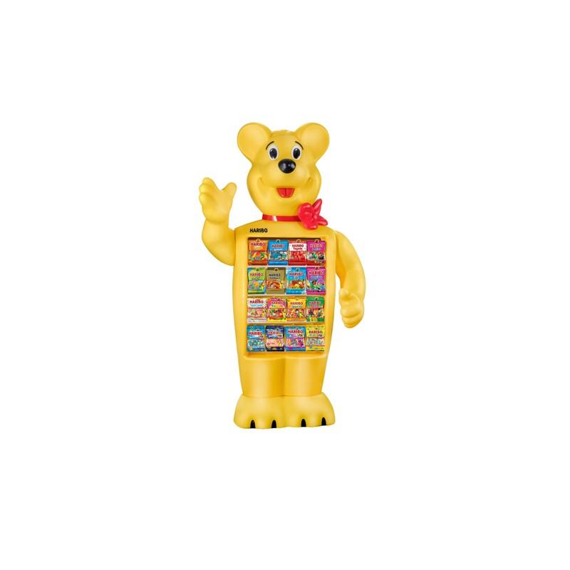 58017 (h104504) - Présentoir mobile maxi Goldbear Haribo avec kit de références variées_0
