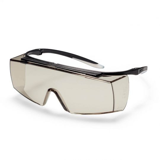 9169164 - Surlunette de protection uvex heckel - Teinte brun clair 65% - Traitement antibuée et résistante aux rayures_0
