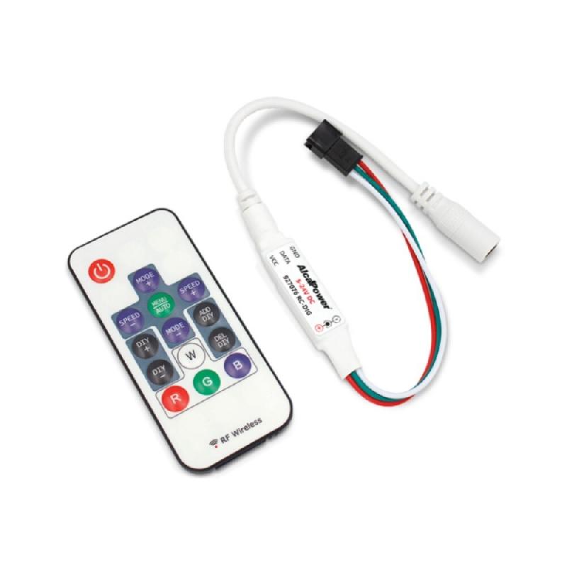 Alcapower Télécommande Pour Le Contrôle À Distance Des Bandes Led Cob Digital 24V - multicolore 8059174954468_0