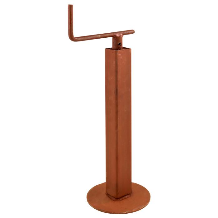 Béquille carrée pour remorque 50x50 mm - charge 500 kg / levée 175 mm_0