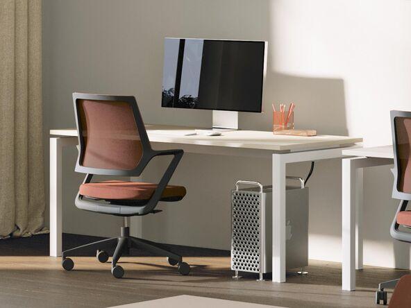 Bureau individuel moderne professionnel pas cher en bois livraison rapide_0