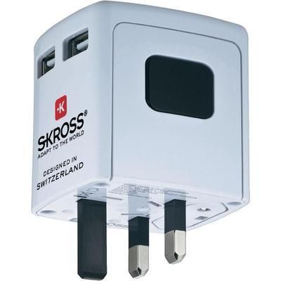 CHARGEUR USB POUR PRISE MURALE SKROSS 1.302300 1300 MA 2 X USB 1 PC(S)