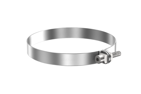 Colliers pour flexibles - Fixation des manchettes - Acier inoxydable - Diamètres 60 à 300 mm_0