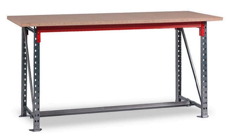 Établi d'atelier - 1850 mm de largeur, 800 kg de capacité - Livré en kit_0