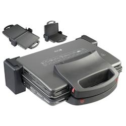 Eva grill de contact gris 'CG9023' 2000W 41x34 cm - 029023_0