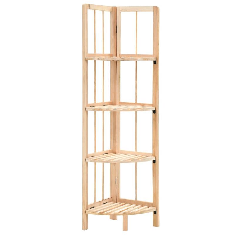 Helloshop26 - Étagère design d'angle pratique bois de cèdre 110 cm 2702056/3 - 3000093811535_0
