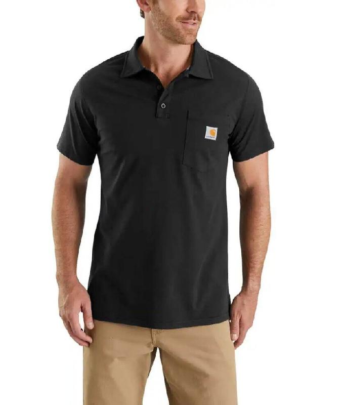 Polo Force Delmony Pocket Noir - Tailles : M_0