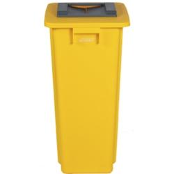 PROBBAX - PB-1090-CLR - Collecteur de tri sans couvercle (80 L) - 32 x 46 x 76,2 cm - Translucide - transparent plastique polypropylène PB-1090-CLR_0