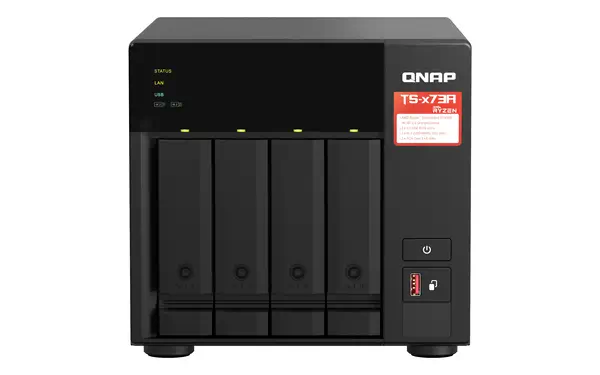 QNAP ts-473a nas tower ryzen embedded v1500b 8 go ddr4 0 to QNAP turbo system noir_0
