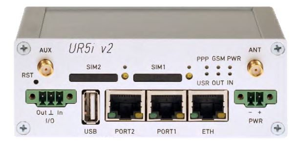 Routeur 3G+ Industriel UR5i v2 - 1 port Ethernet, USB, I/O - Température -30°C à +55°C_0