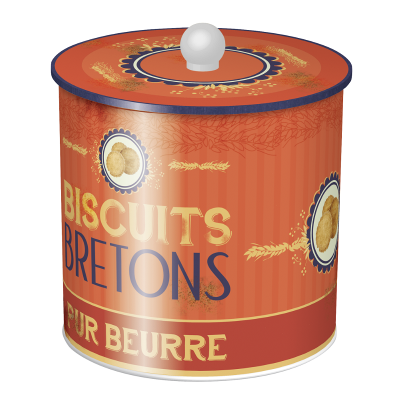 Seau / boite a biscuits, 