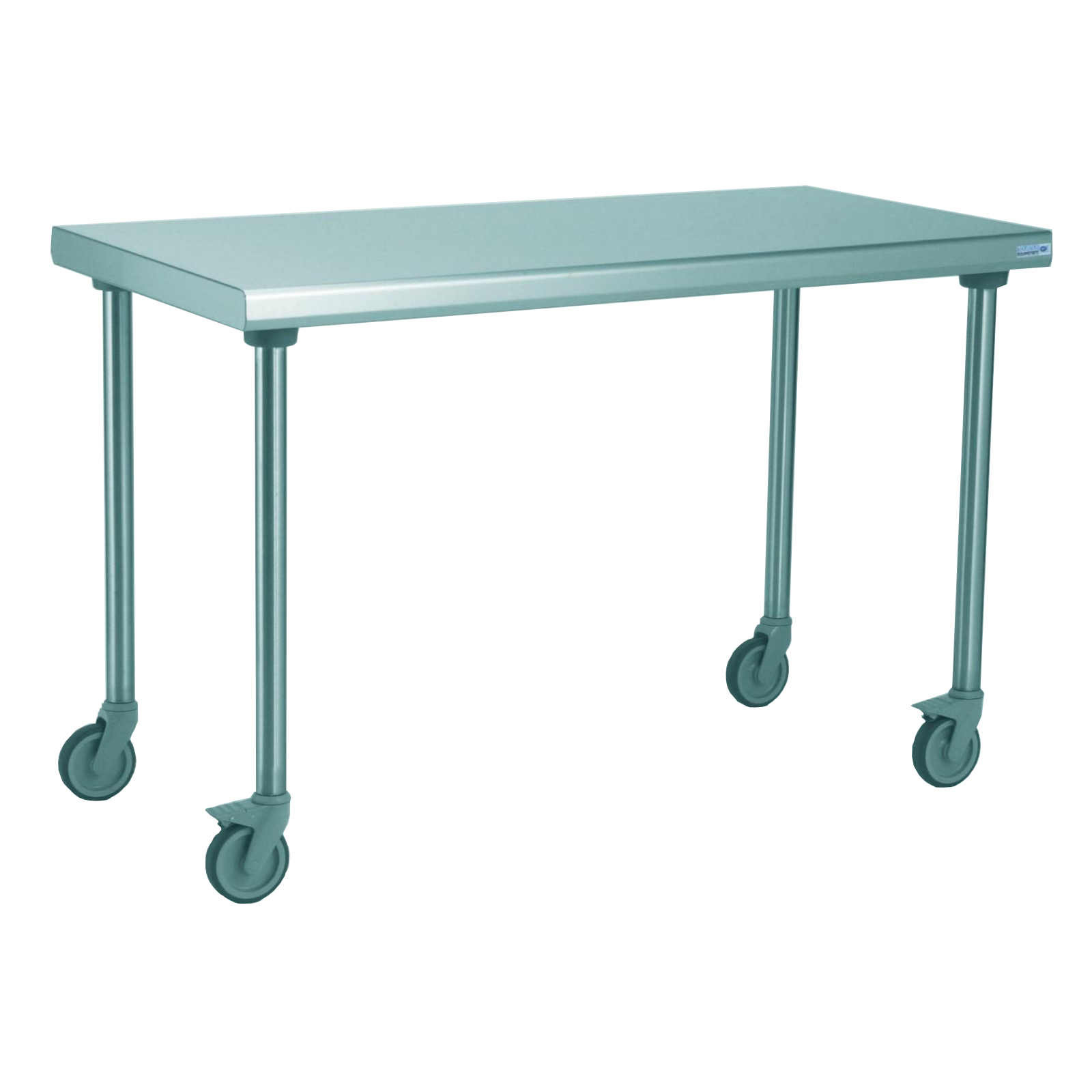 Table inox mobile avec plan de travail de 1.5 mm insonorisé - Largeur 700 mm_0