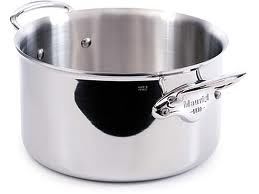 Bassine à ragoût inox M'Cook Mauviel 24cm - avec couvercle inox - capacité 5.8L - tout feux + induction_0