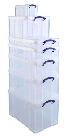 BOÎTE PLASTIQUE TRANSPARENTE 50 L