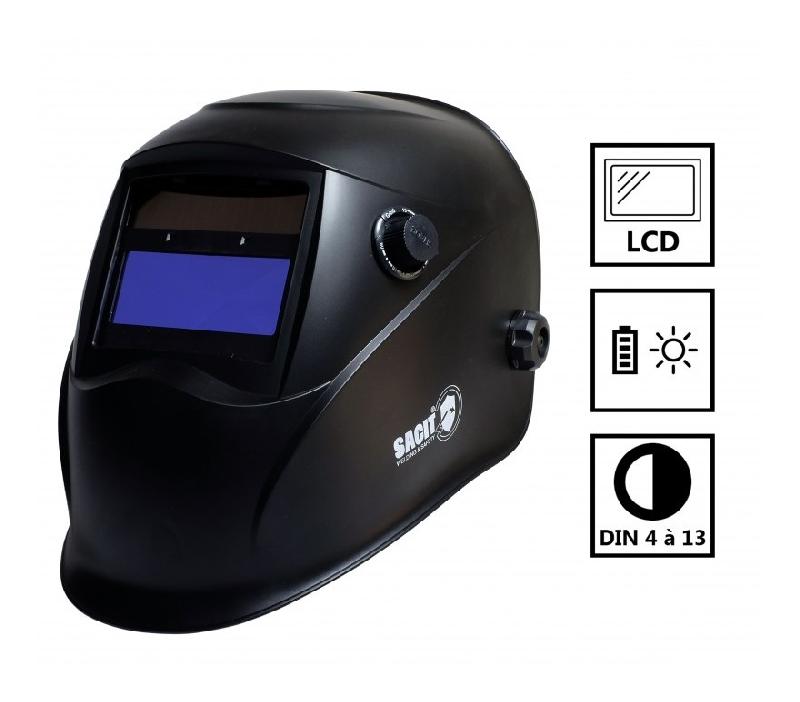 Masque De Soudage Portable Avec Poignée - Visière Plastique Anti-choc, Pour Soudure, Meulage, Découpe