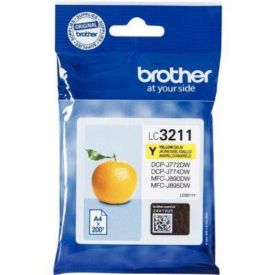 Cartouche d'encre Brother LC3211Y - Jaune - Compatible imprimantes Brother_0