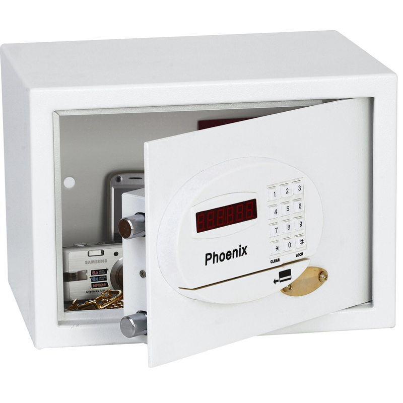 Coffre-fort Saracen SS0935E Phoenix - serrure électronique sécurisée et fixation mur/sol_0