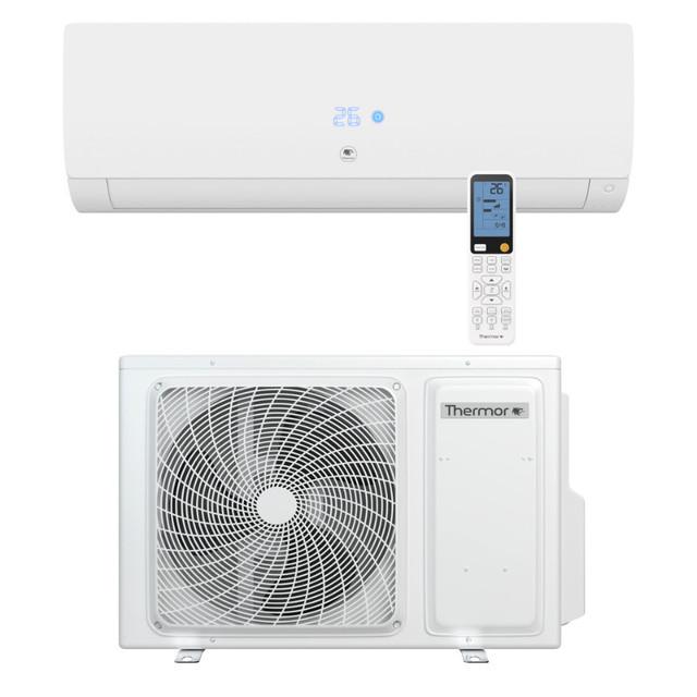 Ensemble Climatisation réversible Mono-split Nagano Murale Pure - Unité extérieure 3,5 kW et Unité intérieure murale blanche_0