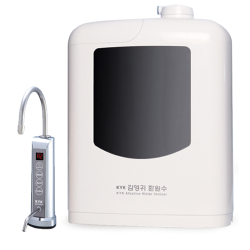 Fontaine à eau alcaline ou neutre filtrée, pour purifier efficacement votre eau grâce à ses 2 filtres intégrés - kyk 66000_0