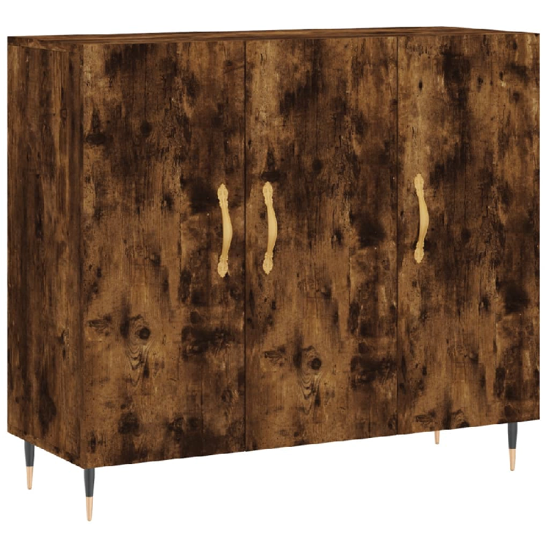 Helloshop26 - Buffet bahut commode armoire meuble de rangement organisateur cuisine salle de séjour salon 90 x 34 x 80 cm bois 02_0031128 - 300021001_0