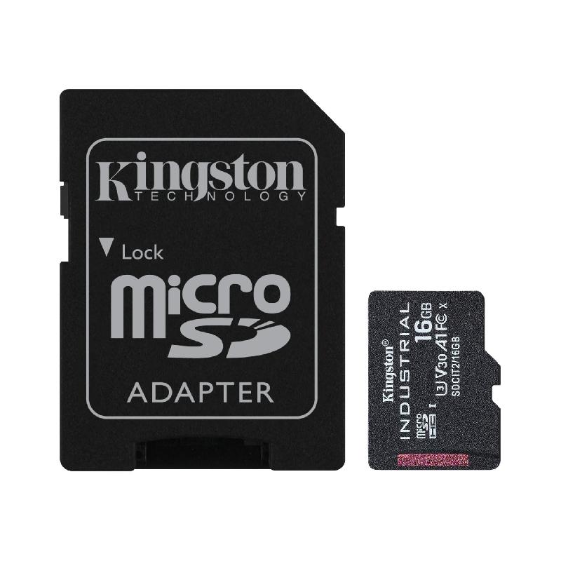 Kingston Technology Industrial mémoire flash 16 Go MicroSDHC UHS-I Classe 10_0