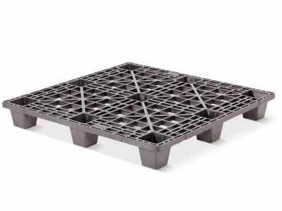 Palette  plastique légère,  stable, durable  -  1200 X 1200 - CUQP1212LR9FR_0