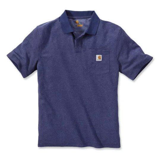 Polo en maille piquée Bleu - Tailles : XXL_0