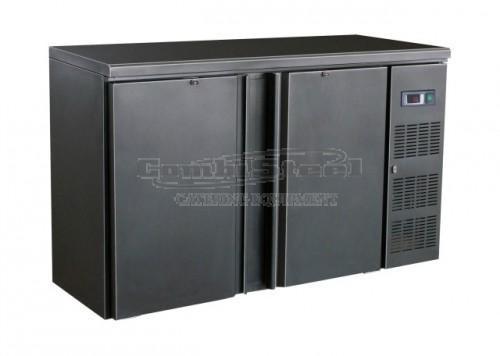Réfrigérateur de bar noir 2 portes 7450.0315 - combisteel_0