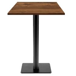Restootab - Mange-debout 60x60cm - modèle Milan T chêne hunton - marron TB-MITFF-6060M-CH.HUN_0