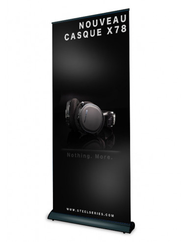 Roll up black - 85x200 cm - finition noire haut de gamme avec cartouches interchangeables - ie-roll-blk_0