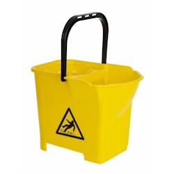 Seau à franges Jantex jaune 14 lt - matière synthétique S223_0