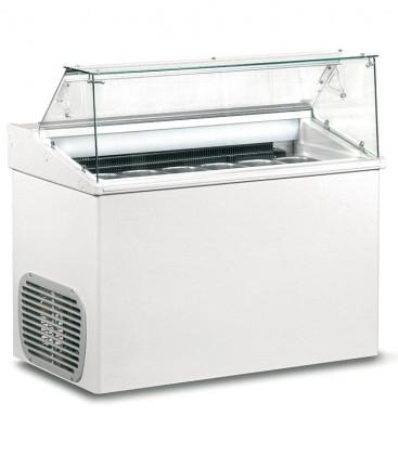 Vitrine à crèmes glacées Top 6 - Top 7 avec cuve en acier traité anticorrosion et dégivrage automatique_0