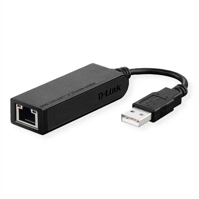 Adaptateur Fast Ethernet USB 2.0 à haute vitesse D-Link DUB-E100 - noir DUB-E100_0