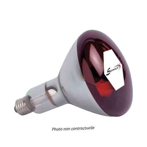 Ampoule rouge LIAMP02 - 250W pour lampes chauffantes - Température 64°C_0