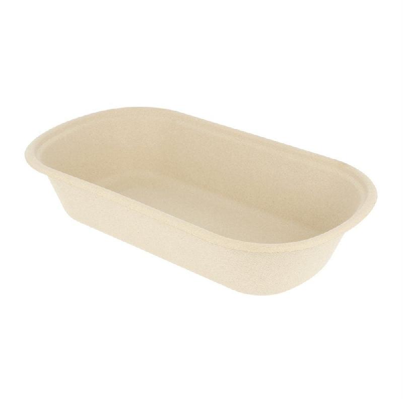 Barquette bagasse naturel 850cc 23,5x13,1x4,6cm - par 500_0