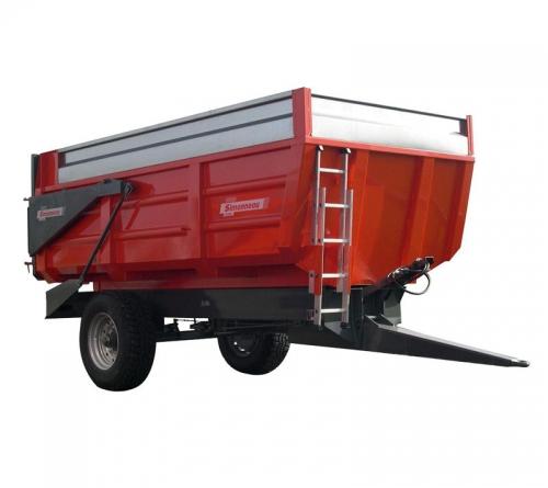 Benne agricole monocoque 8 tonnes - Simmoneau - capacité de 10,4 m3 à 14,6 m3_0