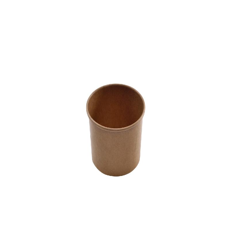 Betik Ecoline – 1000 unités – Pot à glace carton kraft coating extérieur – Ø 100 mm, 360 ml - marron en carton 1010451_0