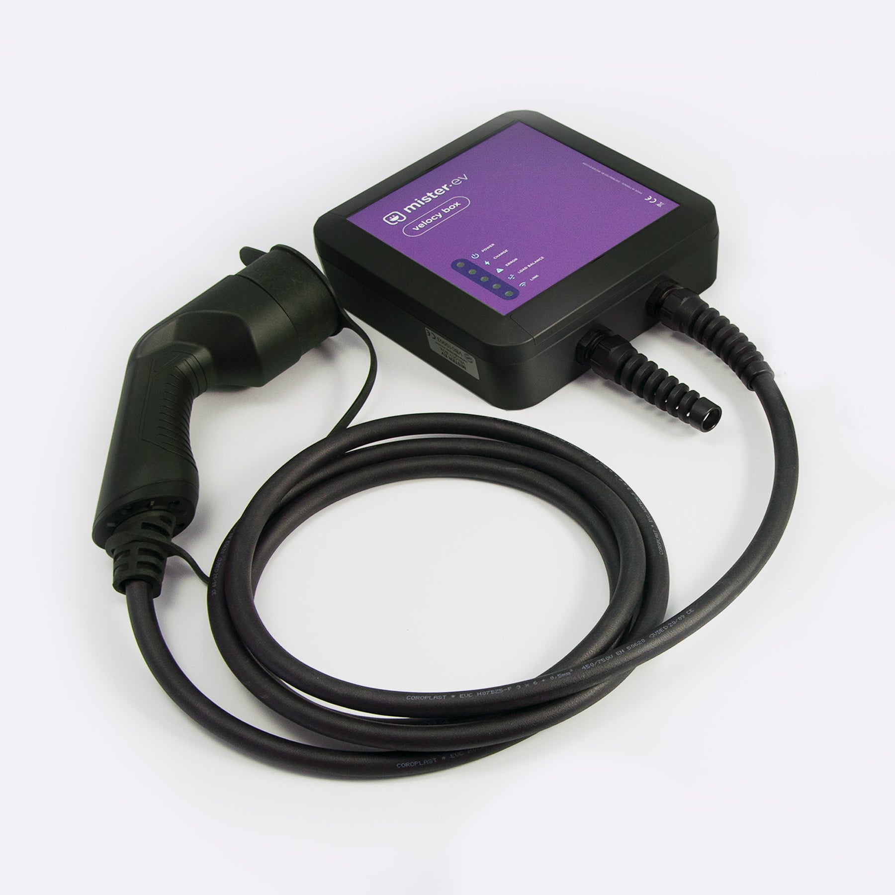Borne de recharge en copropriété - Type 2 - 2,3kW à 7,4kW - VELOCY BOX - Made in France_0