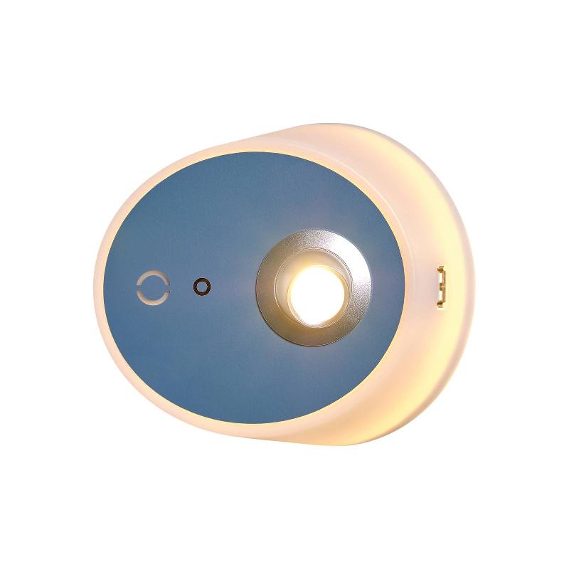CARPYEN APPLIQUE LED ZOOM, SPOT, PORT USB, BLEUE