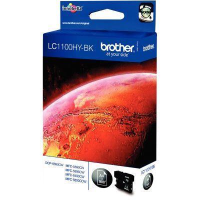 Cartouche jet d'encre Brother LC1100 - Noir haute capacité - Référence LC1100HY-BK_0